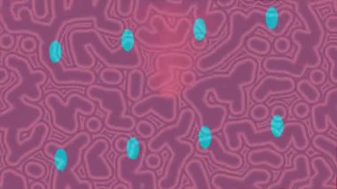 Organik desenli yüzey giriş stili video film sanatı ile soyut arkaplan tasarımı