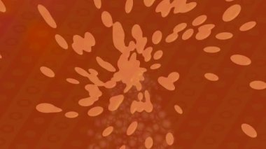 Benzersiz hareket grafikleri tasarım sanatına sahip yaratıcı film üretimi için özet bir arkaplan