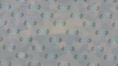 Benzersiz video giriş tasarımı projeleri için detaylı yüzey kalıbı film animasyon stili grafik girişi