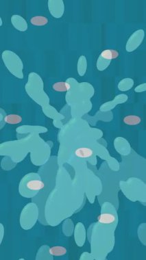 Soyut hareket desenli fütüristik video üretimi için dinamik dijital arkaplan