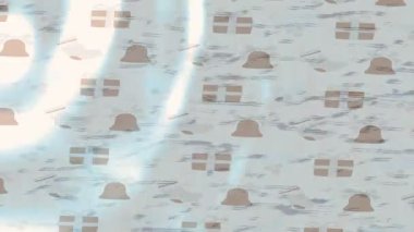 Benzersiz video giriş tasarımı projeleri için detaylı yüzey kalıbı film animasyon stili grafik girişi