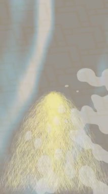 Benzersiz hareket grafikleri tasarım sanatına sahip yaratıcı film üretimi için özet bir arkaplan