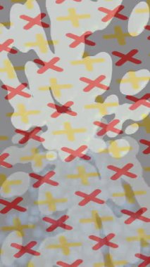 Benzersiz hareket grafikleri tasarım sanatına sahip yaratıcı film üretimi için özet bir arkaplan