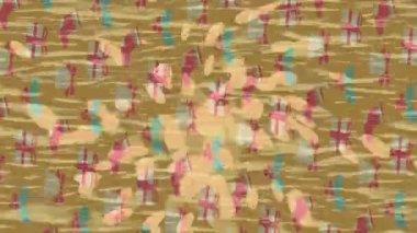 Estetik doku arkaplan tasarımı renkli hareket grafikleri ile moda film giriş profosyoneli