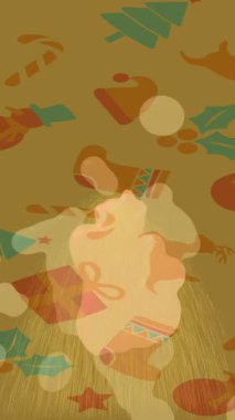 Benzersiz dijital animasyon tarzı grafikleri olan yaratıcı ortam tasarımı için yenilikçi hareket dokusu