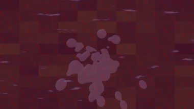 Soyut hareket desenli fütüristik video üretimi için dinamik dijital arkaplan