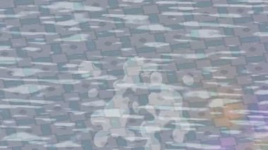 Benzersiz video giriş tasarımı projeleri için detaylı yüzey kalıbı film animasyon stili grafik girişi