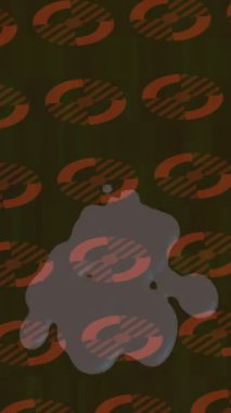 Lüks hareket projeleri için soyut tasarım stili animasyonu olan üst düzey dijital doku