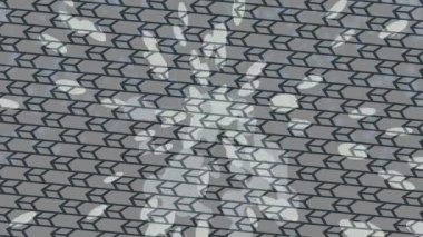 Benzersiz video giriş tasarımı projeleri için detaylı yüzey kalıbı film animasyon stili grafik girişi