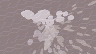 Soyut hareket desenli fütüristik video üretimi için dinamik dijital arkaplan