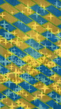 Soyut hareket desenli fütüristik video üretimi için dinamik dijital arkaplan