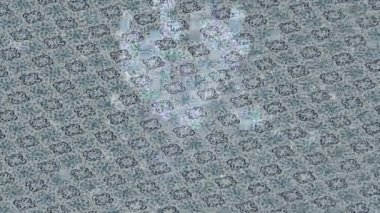 Benzersiz dijital animasyon tarzı grafikleri olan yaratıcı ortam tasarımı için yenilikçi hareket dokusu