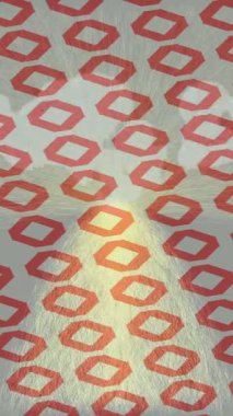 Benzersiz video giriş tasarımı projeleri için detaylı yüzey kalıbı film animasyon stili grafik girişi