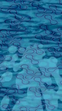 Lüks hareket projeleri için soyut tasarım stili animasyonu olan üst düzey dijital doku