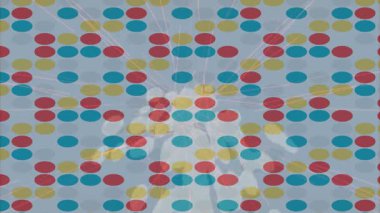 Benzersiz hareket dokusu tasarım sanatı ile profesyonel video düzenleme için modern soyut grafikler