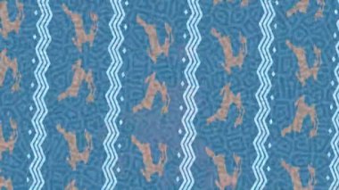 Benzersiz video giriş tasarımı projeleri için detaylı yüzey kalıbı film animasyon stili grafik girişi