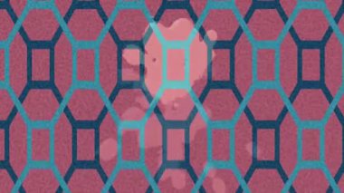 Benzersiz dijital animasyon tarzı grafikleri olan yaratıcı ortam tasarımı için yenilikçi hareket dokusu