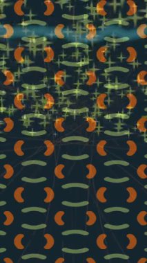 Organik desenli yüzey giriş stili video film sanatı ile soyut arkaplan tasarımı