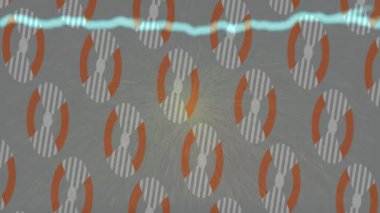 Benzersiz video giriş tasarımı projeleri için detaylı yüzey kalıbı film animasyon stili grafik girişi