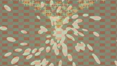 Benzersiz hareket grafikleri tasarım sanatına sahip yaratıcı film üretimi için özet bir arkaplan