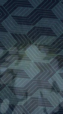 Benzersiz video giriş tasarımı projeleri için detaylı yüzey kalıbı film animasyon stili grafik girişi