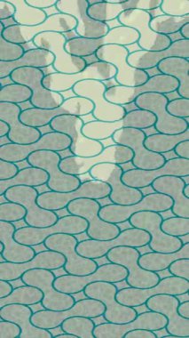 Soyut hareket desenli fütüristik video üretimi için dinamik dijital arkaplan