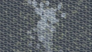 Benzersiz dijital animasyon tarzı grafikleri olan yaratıcı ortam tasarımı için yenilikçi hareket dokusu