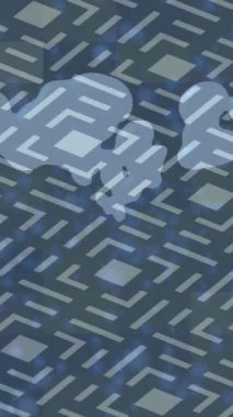 Organik desenli yüzey giriş stili video film sanatı ile soyut arkaplan tasarımı