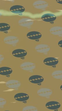 Benzersiz video giriş tasarımı projeleri için detaylı yüzey kalıbı film animasyon stili grafik girişi