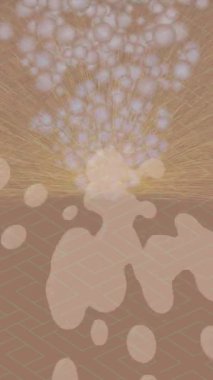 Dijital doku yüzey tasarım biçimi ile modern video animasyonu için gelişmiş hareket grafikleri