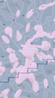 Lüks hareket projeleri için soyut tasarım stili animasyonu olan üst düzey dijital doku