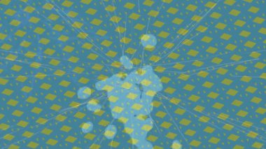 Lüks hareket projeleri için soyut tasarım stili animasyonu olan üst düzey dijital doku