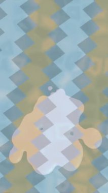 Benzersiz dijital animasyon tarzı grafikleri olan yaratıcı ortam tasarımı için yenilikçi hareket dokusu