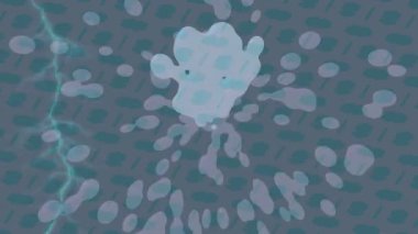 Soyut hareket desenli fütüristik video üretimi için dinamik dijital arkaplan