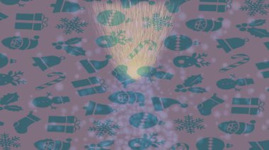 Benzersiz hareket grafikleri tasarım sanatına sahip yaratıcı film üretimi için özet bir arkaplan