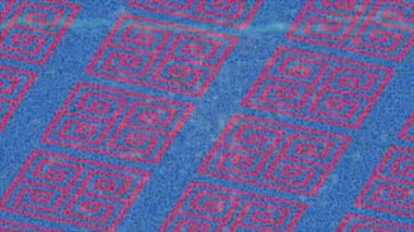 Benzersiz hareket grafikleri tasarım sanatına sahip yaratıcı film üretimi için özet bir arkaplan