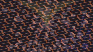 Modern medya üretimi için fütüristik dijital soyut doku sinematik tarz hareketli grafik ögesi