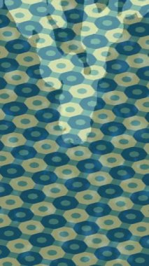 Benzersiz video giriş tasarımı projeleri için detaylı yüzey kalıbı film animasyon stili grafik girişi