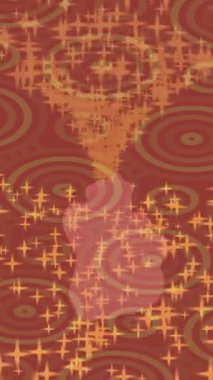 Modern medya üretimi için fütüristik dijital soyut doku sinematik tarz hareketli grafik ögesi