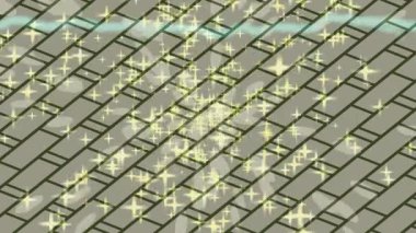 Lüks hareket projeleri için soyut tasarım stili animasyonu olan üst düzey dijital doku