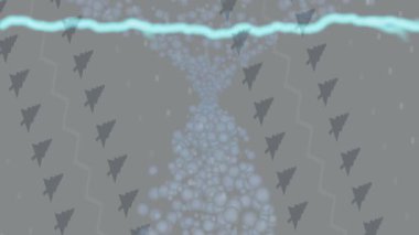 Estetik doku arkaplan tasarımı renkli hareket grafikleri ile moda film giriş profosyoneli