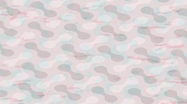 Benzersiz dijital animasyon tarzı grafikleri olan yaratıcı ortam tasarımı için yenilikçi hareket dokusu