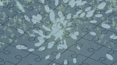 Soyut hareket desenli fütüristik video üretimi için dinamik dijital arkaplan