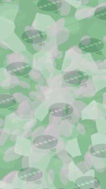 Benzersiz video giriş tasarımı projeleri için detaylı yüzey kalıbı film animasyon stili grafik girişi