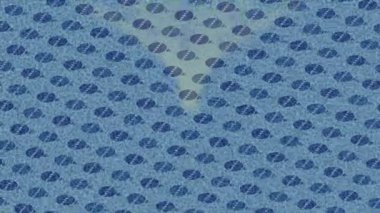 Benzersiz hareket grafikleri tasarım sanatına sahip yaratıcı film üretimi için özet bir arkaplan