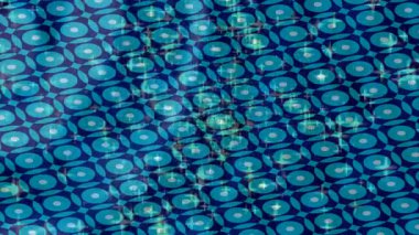 Soyut hareket desenli fütüristik video üretimi için dinamik dijital arkaplan