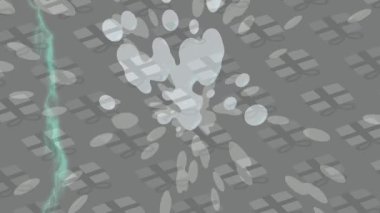 Yaratıcı video düzenleme film arkaplan tasarımı için minimalist organik hareket grafikleri