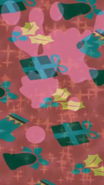 Benzersiz hareket grafikleri tasarım sanatına sahip yaratıcı film üretimi için özet bir arkaplan