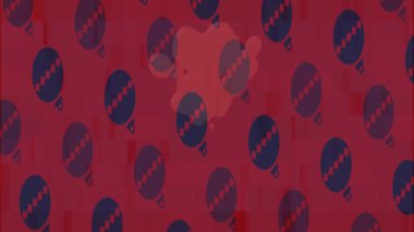 Soyut hareket desenli fütüristik video üretimi için dinamik dijital arkaplan