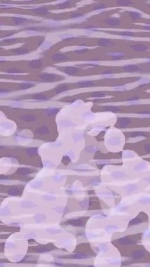 Benzersiz dijital animasyon tarzı grafikleri olan yaratıcı ortam tasarımı için yenilikçi hareket dokusu